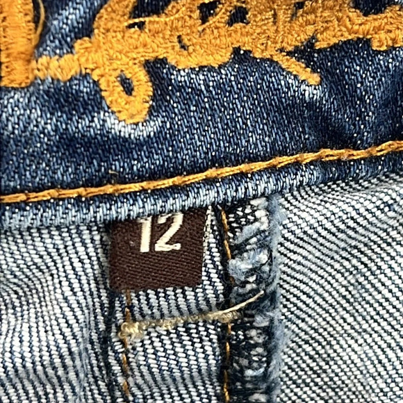 KUT from the Kloth Jeans Women’s Size 12 Blue Mid Rise Bootcut 32” Inseam - Picture 2 of 13